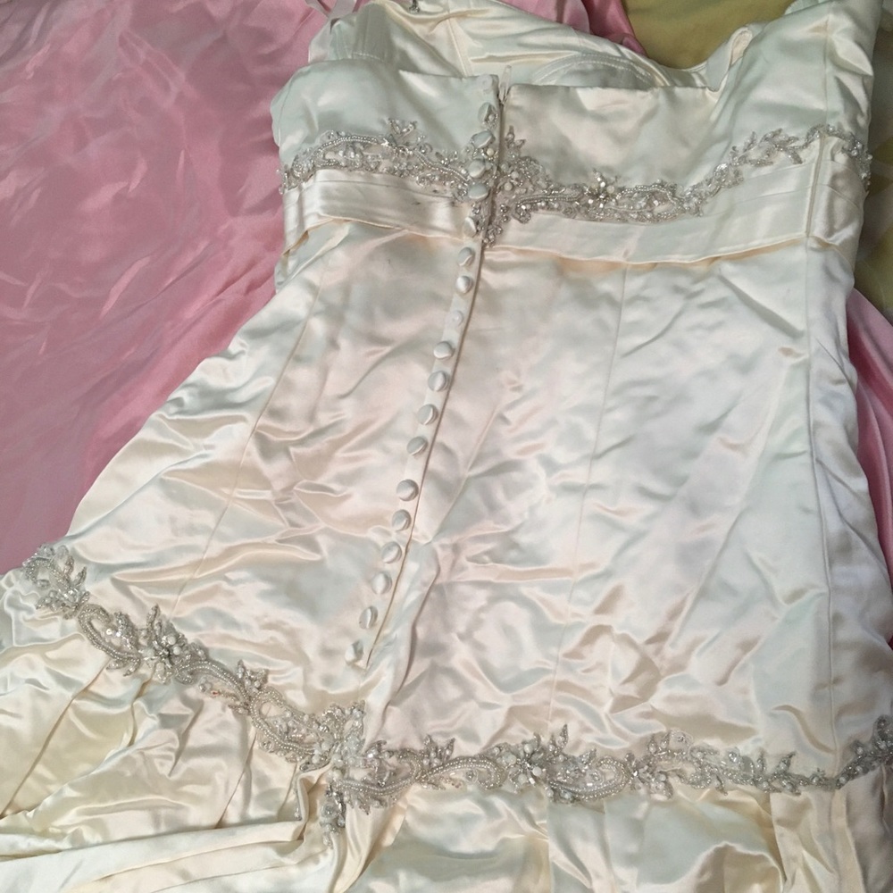 Size 8 ivory wedding dress - Picture 5 of 5